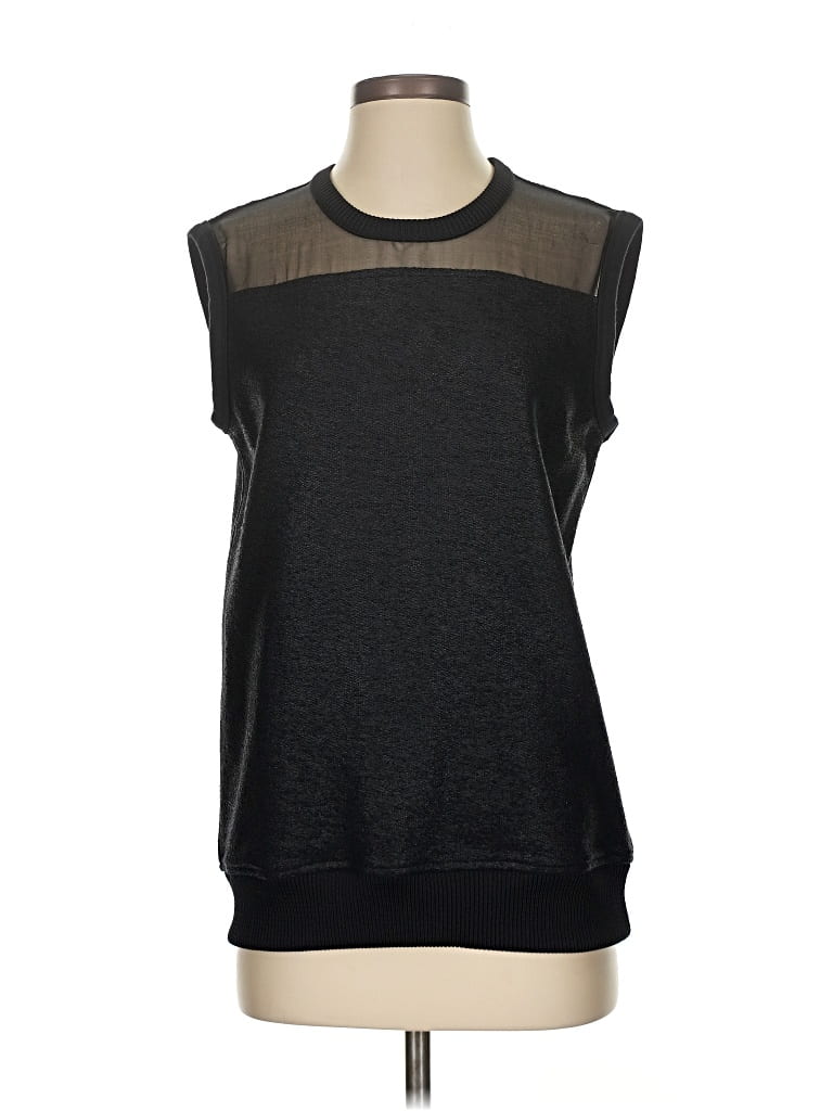 Pre-owned Iro Sleeveless Top Black Crew Neck Tops