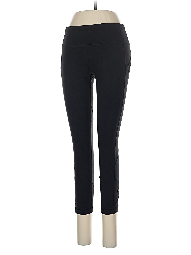 Pre-owned Lululemon Athletica Active Pants In Black