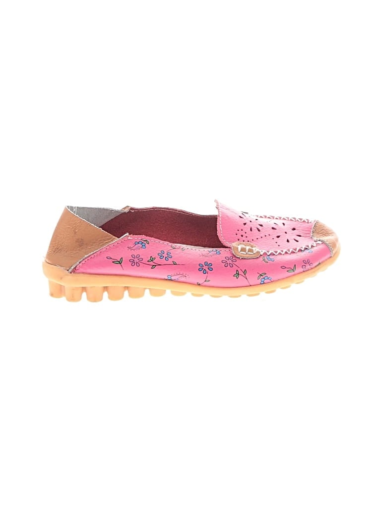 Pre-owned Unbranded Flats In Pink