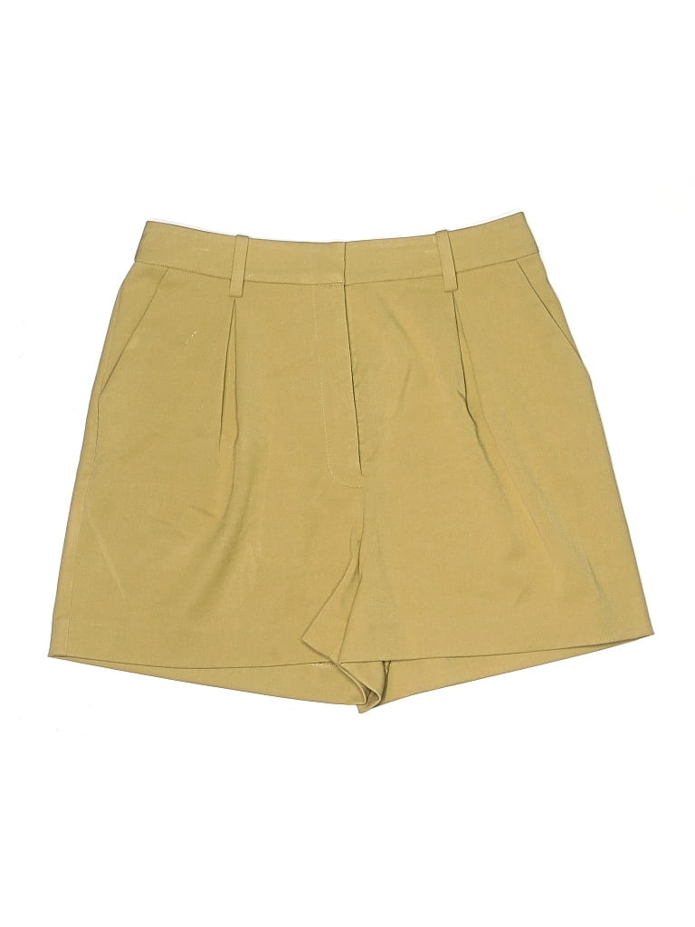 Pre-owned Favorite Daughter Khaki Shorts In Yellow