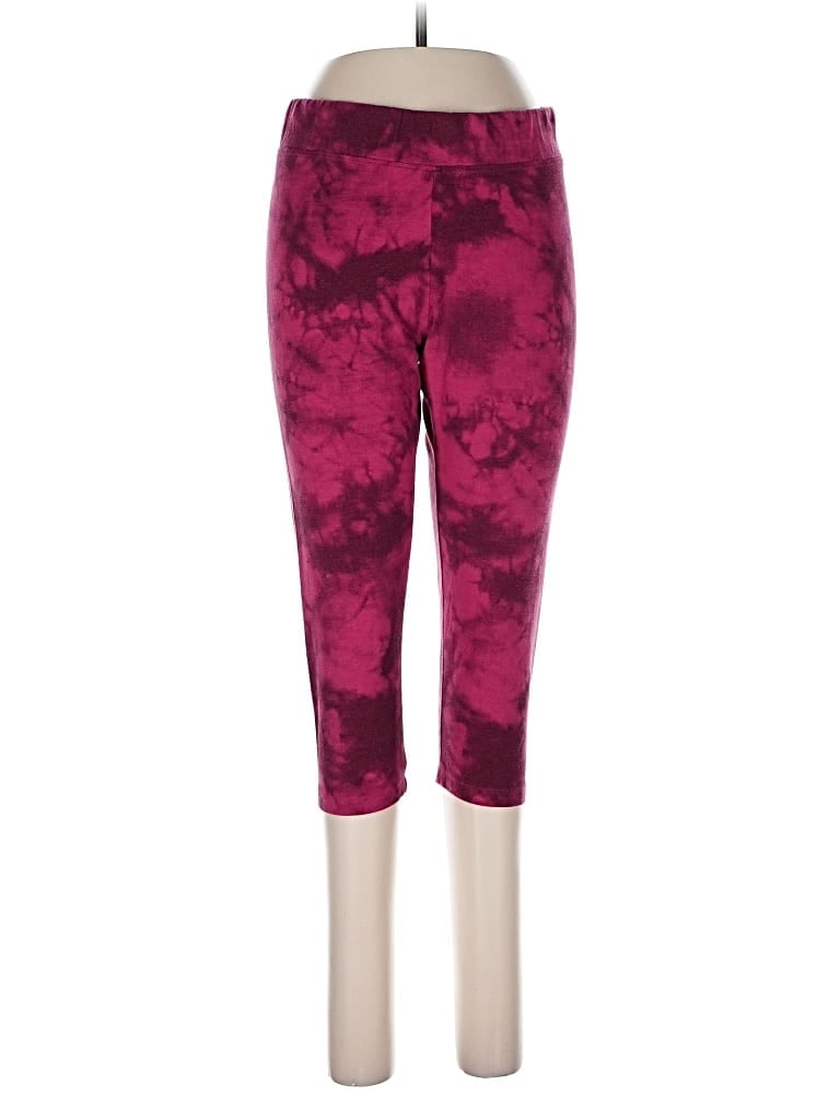 Pre-owned Sonoma Goods For Life Active Pants In Burgundy