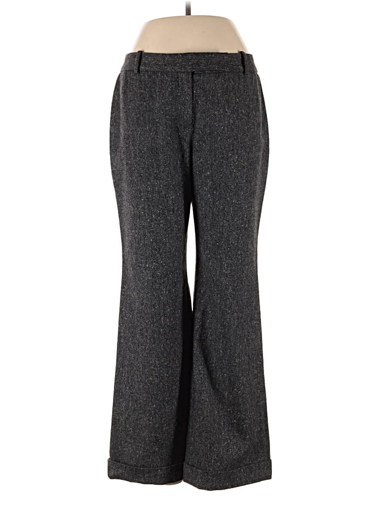 Pre-owned Ann Taylor Wool Pants In Gray