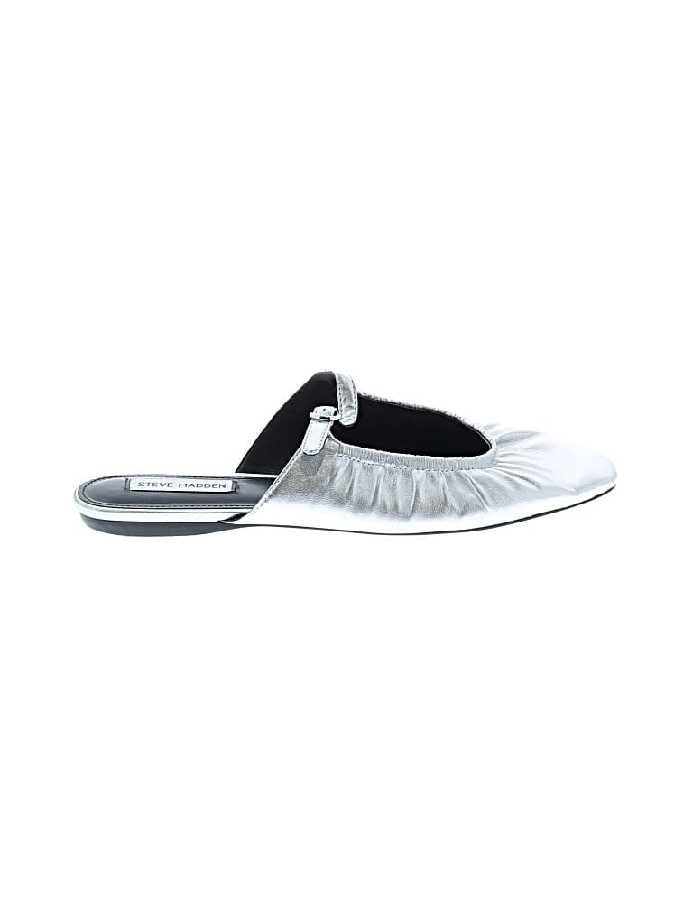 STEVE MADDEN Pre-owned Mule/clog In Silver