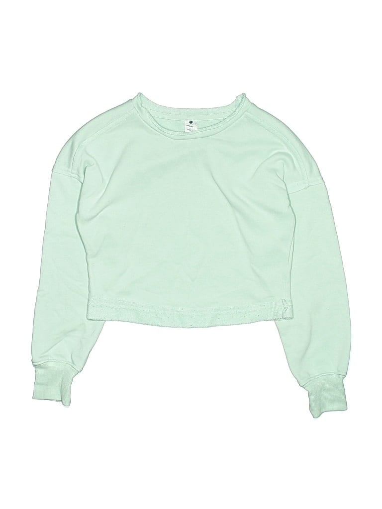 Pre-owned Yogalicious Kids' Sweatshirt In Green