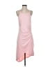 Elia-Cher Solid Pink Cocktail Dress Size 4 - photo 1