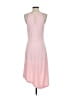 Elia-Cher Solid Pink Cocktail Dress Size 4 - photo 2