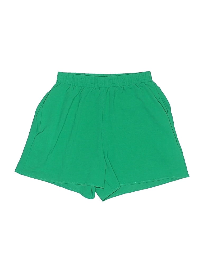Pre-owned Cotton Bleu Athletic Shorts In Green