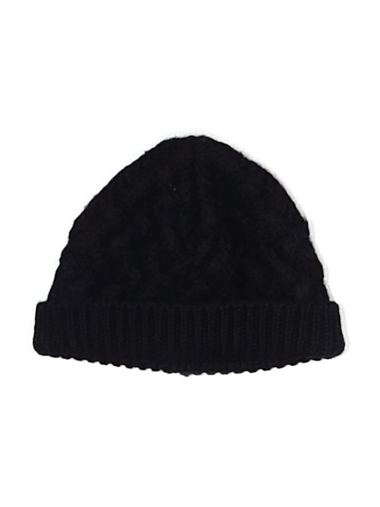 Pre-owned Adam By Adam Lippes Beanie Hat In Black
