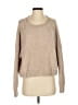 Romeo & Juliet Couture 100% Polyester Metallic Tan Pullover Sweater Size S - photo 1