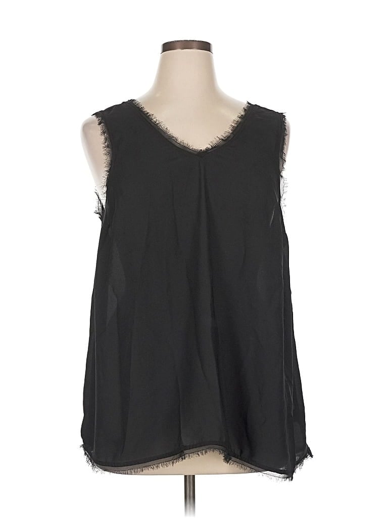 Pre-owned Torrid Sleeveless Blouse In Black