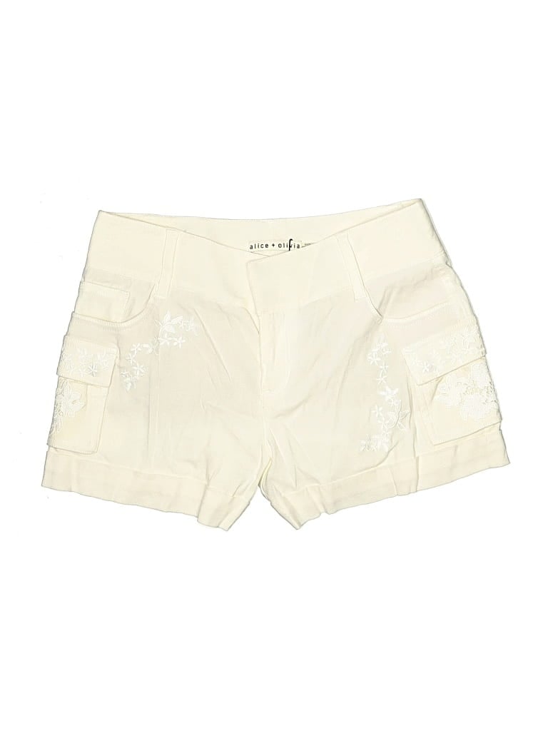 ALICE AND OLIVIA Pre-owned Alice + Olivia Cargo Shorts In White