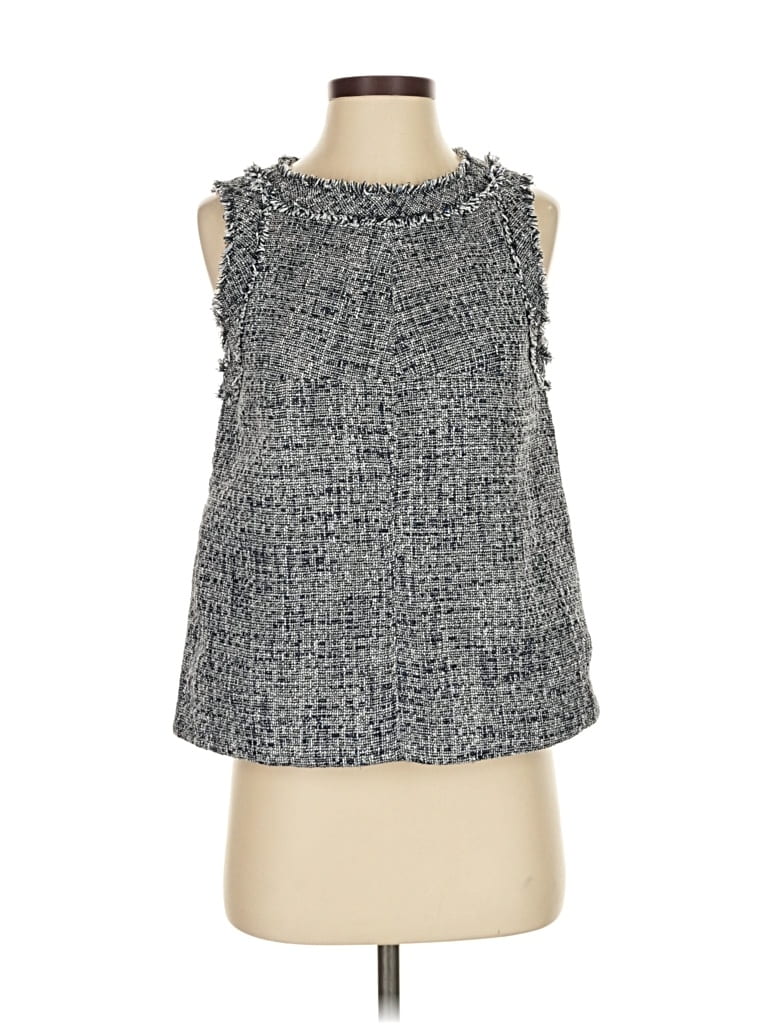 Pre-owned Banana Republic Sleeveless Blouse In Gray