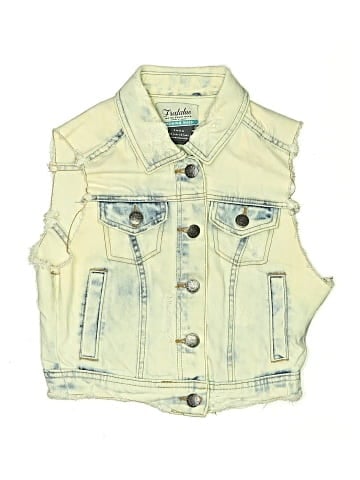 Trafaluc by Zara Denim Vest (view 1)