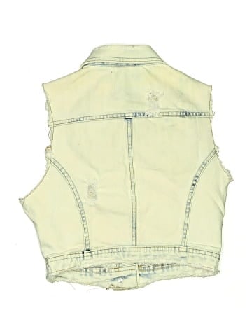 Trafaluc by Zara Denim Vest (view 2)