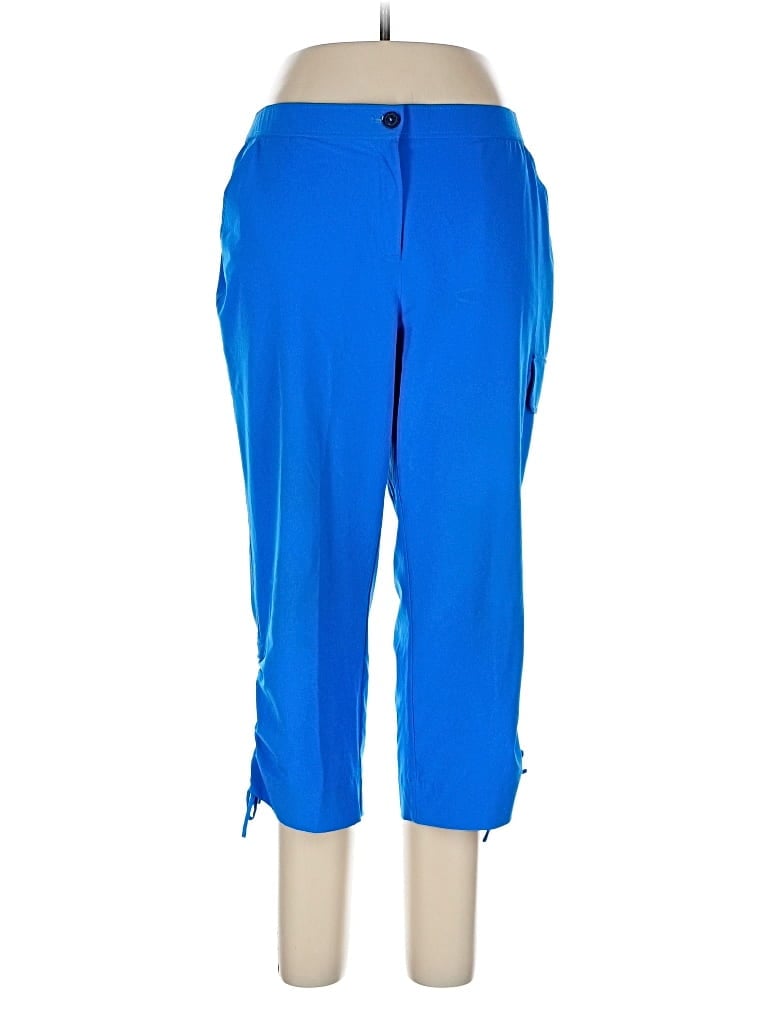 Pre-owned Weekends By Chico's Casual Pants In Blue