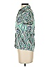 GGblue Paisley Teal Short Sleeve Blouse Size S - photo 5