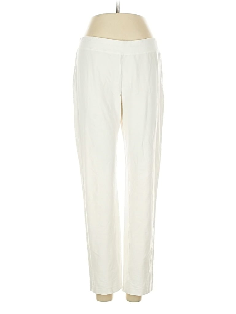 Pre-owned Eileen Fisher Casual Pants In White