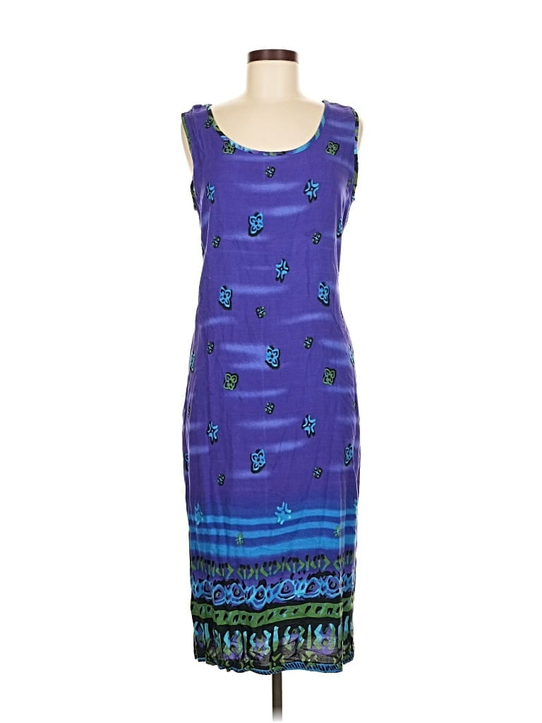 Pre-owned California Krush Casual Dress In Blue
