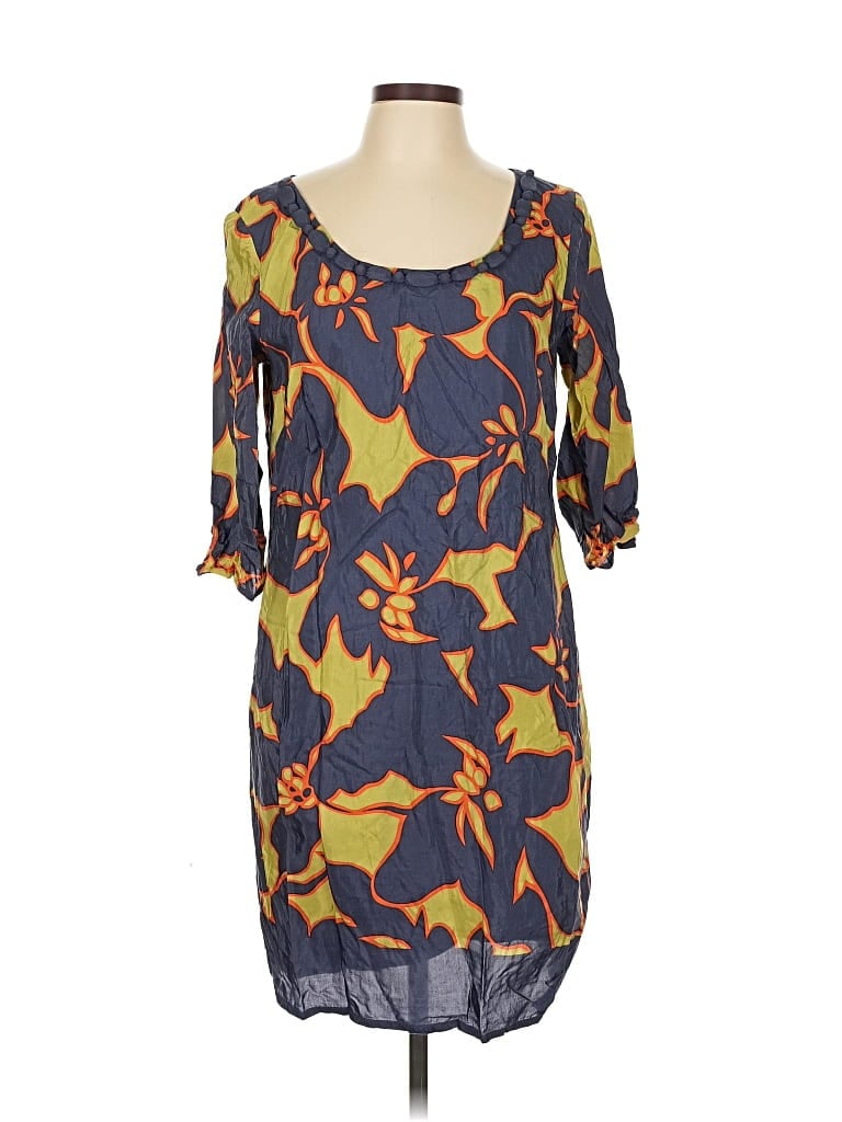 Pre-owned Ann Taylor Loft Casual Dress In Blue