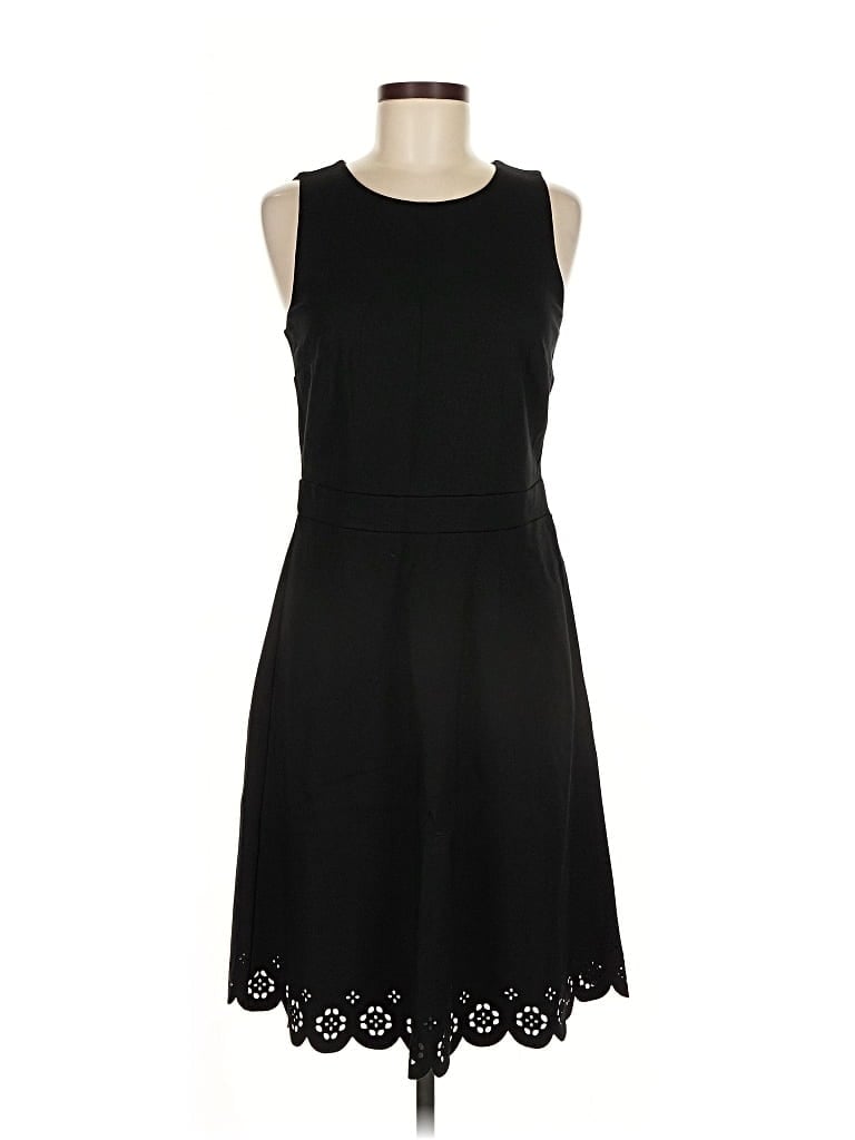 Pre-owned Ann Taylor Loft Casual Dress In Black
