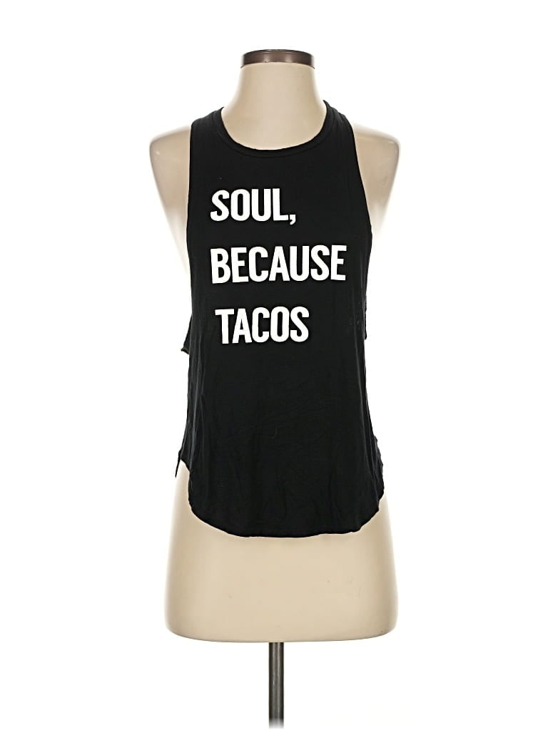 Pre-owned Soulcycle Sleeveless T-shirt In Black