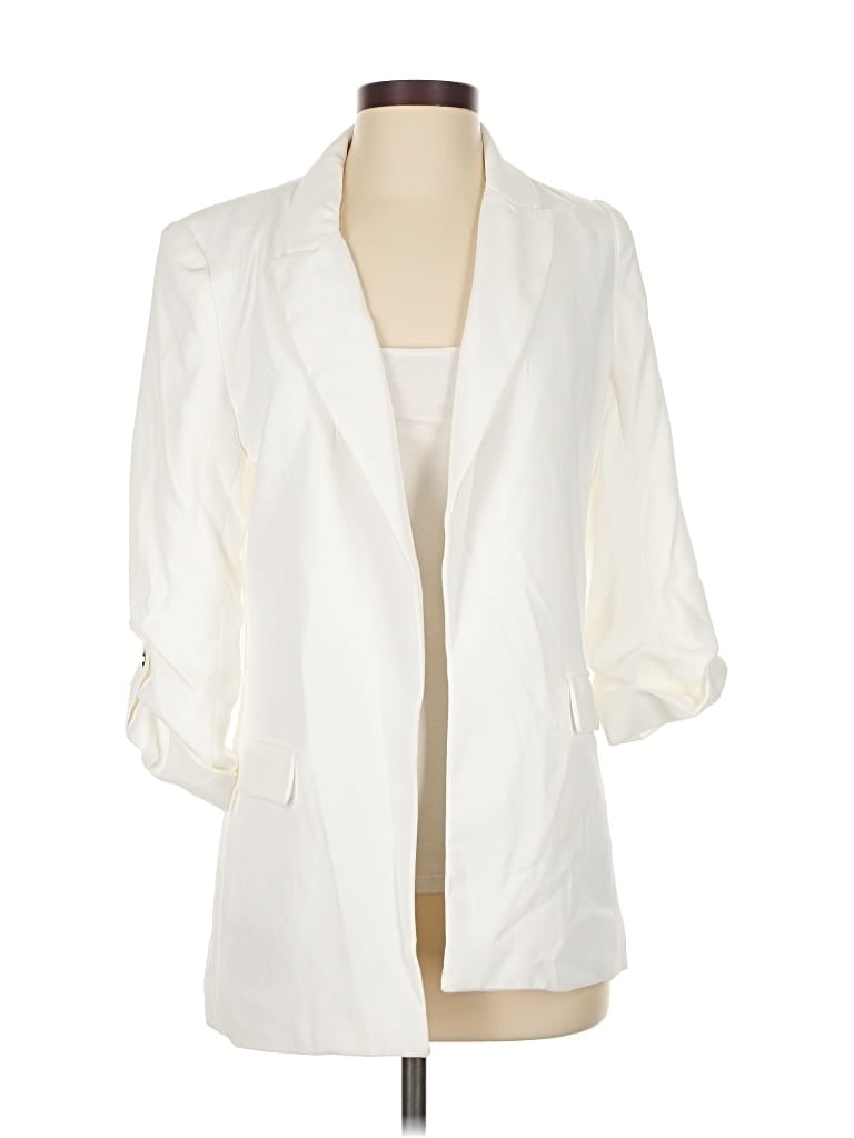 Pre-owned T Tahari Blazer Jacket In White