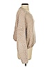 Romeo & Juliet Couture 100% Polyester Metallic Tan Pullover Sweater Size S - photo 4