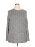 Chico's Silver Long Sleeve T-Shirt Size XXL (4) - photo 1