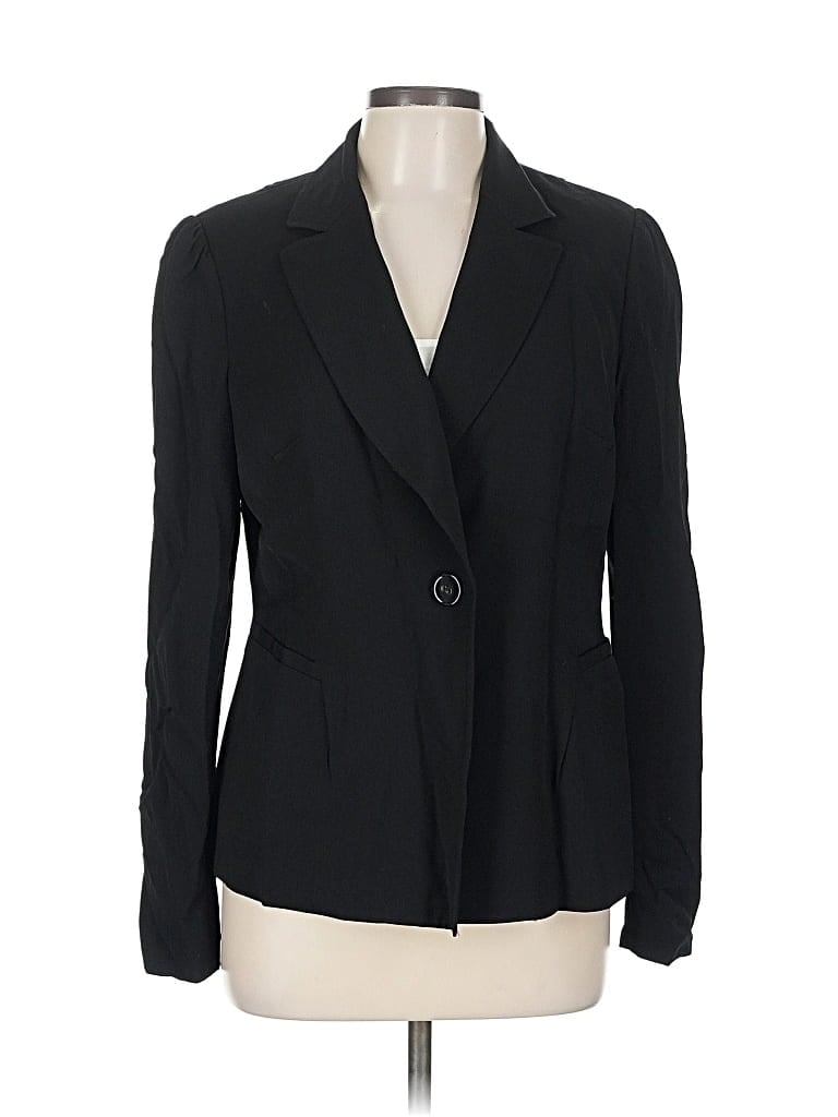 Pre-owned Nine West Blazer Jacket In Black