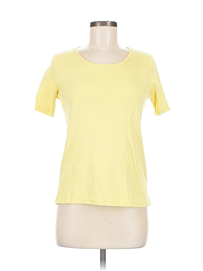 Pre-owned White Stag Short Sleeve T-shirt In Yellow