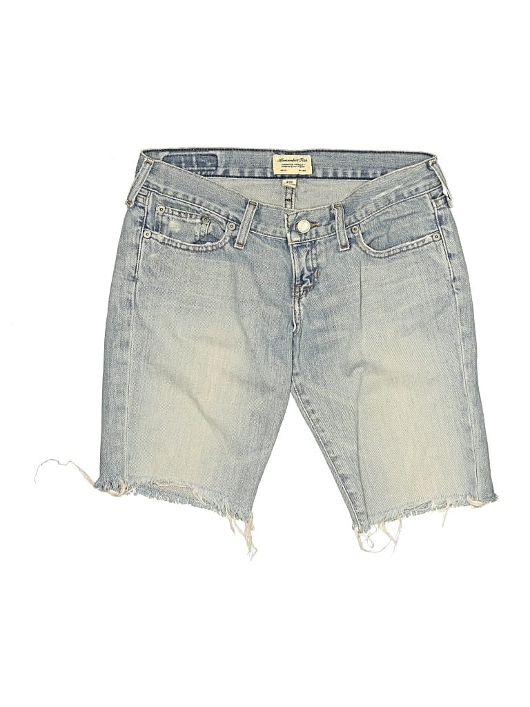 ABERCROMBIE & FITCH Pre-owned Denim Shorts In Blue
