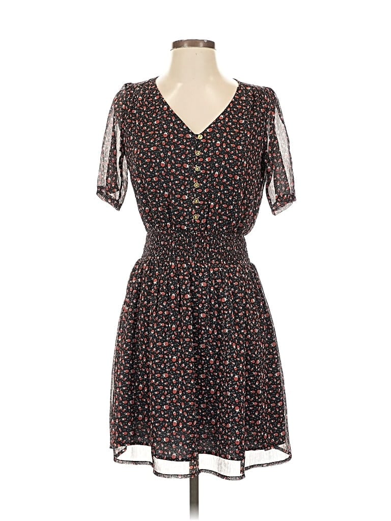 Pre-owned Ann Taylor Loft Casual Dress In Black