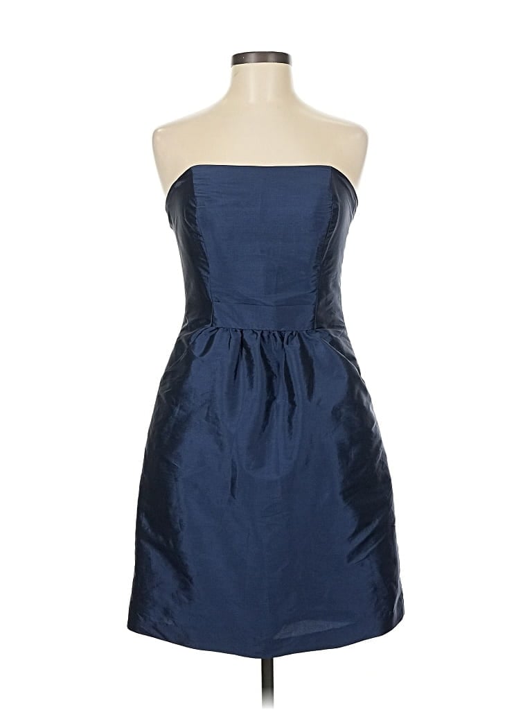 Pre-owned Alfred Sung Cocktail Dress In Blue