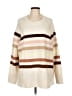 Aerie Stripes Ivory Pullover Sweater Size L - photo 1