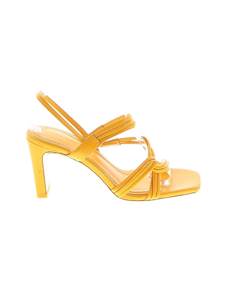 Pre-owned Sandro Heels In Orange