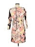 Bar III Print Orange Casual Dress Size M - photo 2