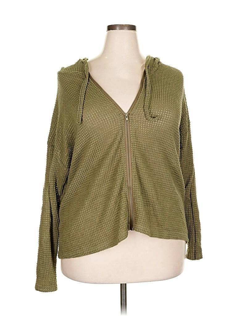 UNBRANDED Pre-owned Cardigan Sweater In Green
