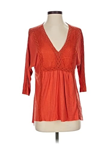Language 3/4 Sleeve Blouse (view 1)