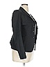 Elie Tahari Gray Black Wool Blazer Size 1X - photo 4