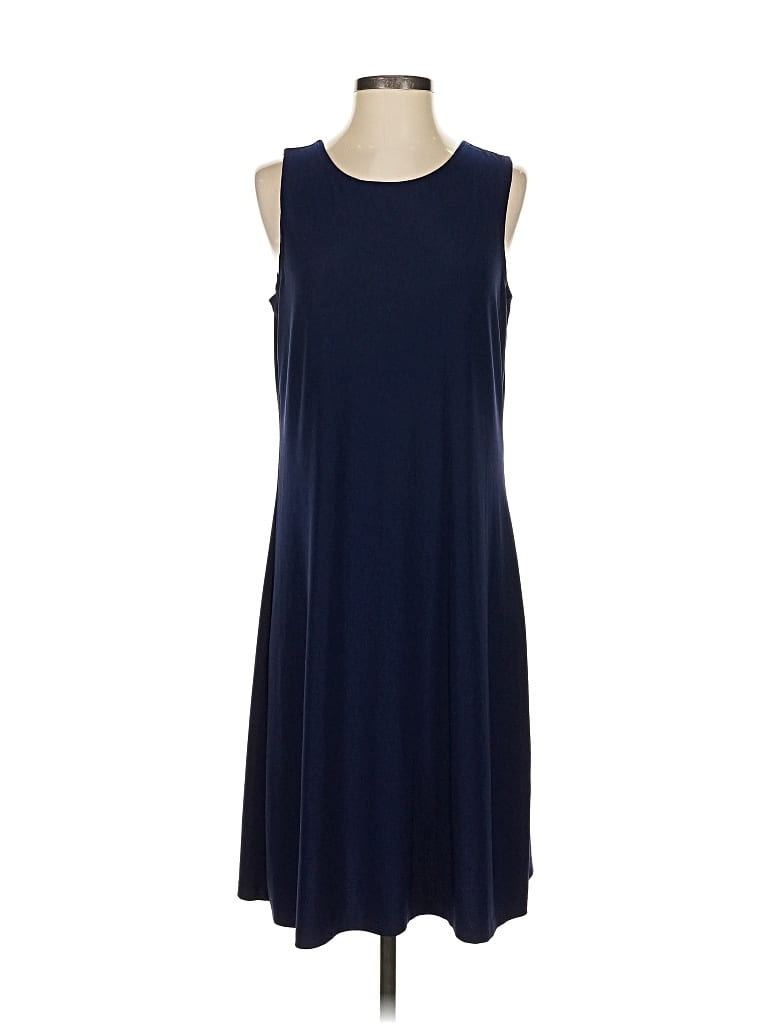 Pre-owned Attitudes By Renee Casual Dress In Blue