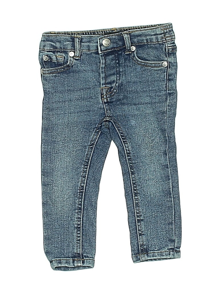 7 FOR ALL MANKIND Pre-owned Kids' Jeans In Blue