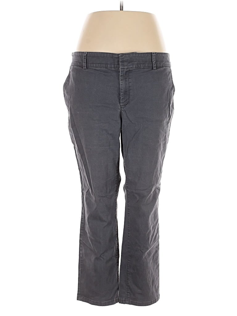 Pre-owned Ann Taylor Loft Casual Pants In Gray