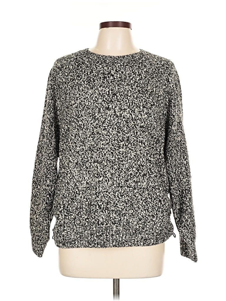 Pre-owned Lou & Grey Pullover Sweater In Gray