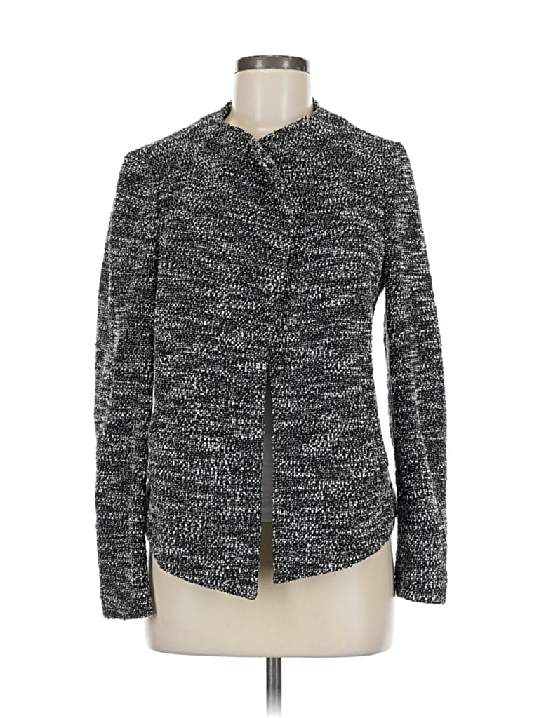 Pre-owned Ann Taylor Loft Blazer Jacket In Gray