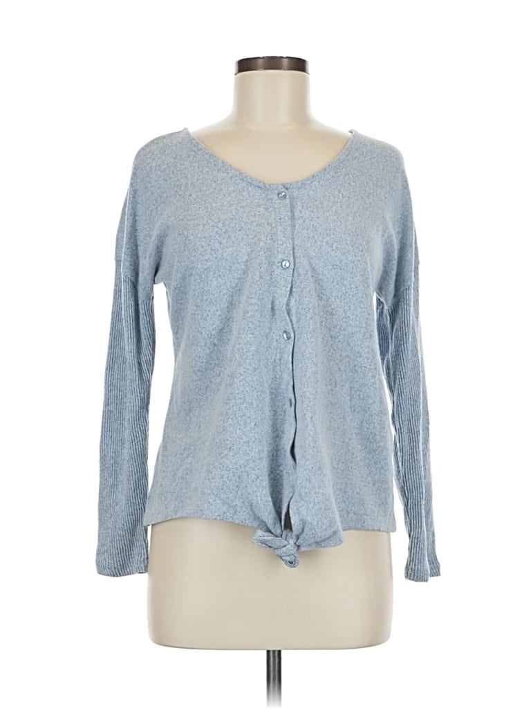 Pre-owned Absolutely Famous Cardigan Sweater In Blue