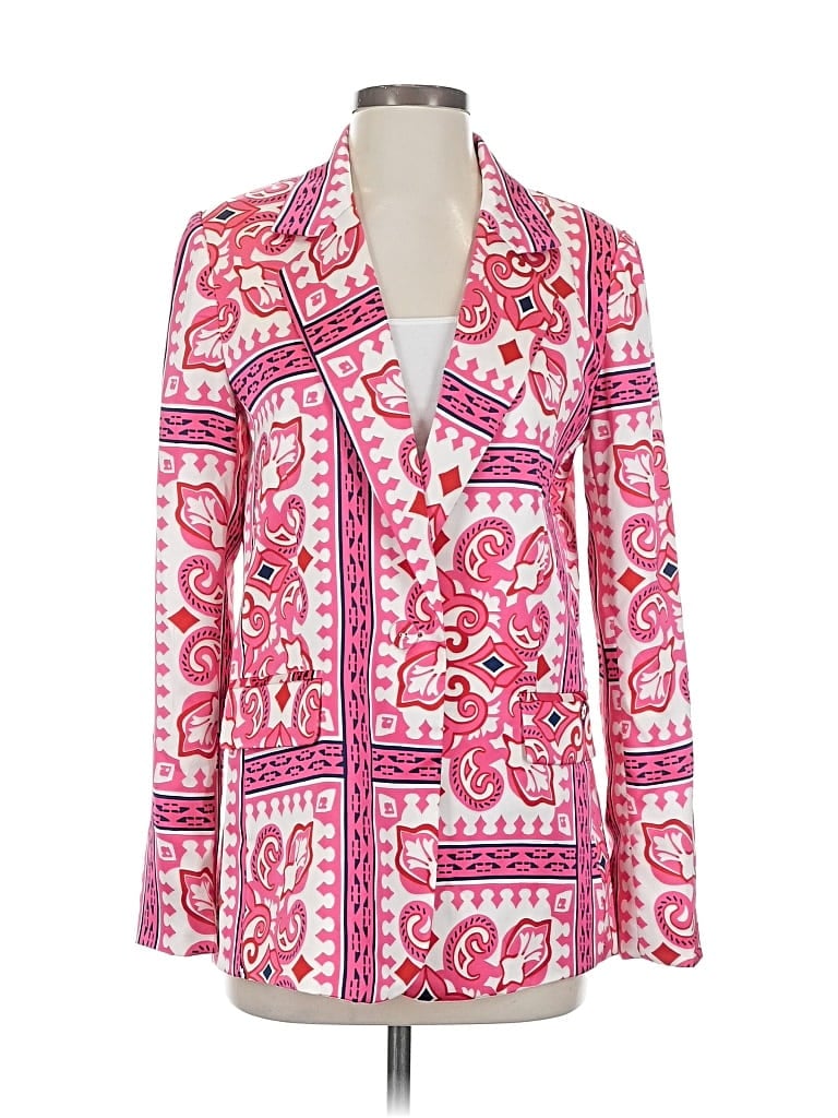 Pre-owned House Of Harlow 1960 Blazer Jacket In Pink