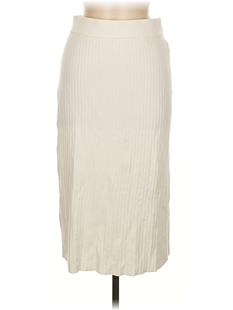 Pre-owned Marled By Reunited Casual Skirt In White