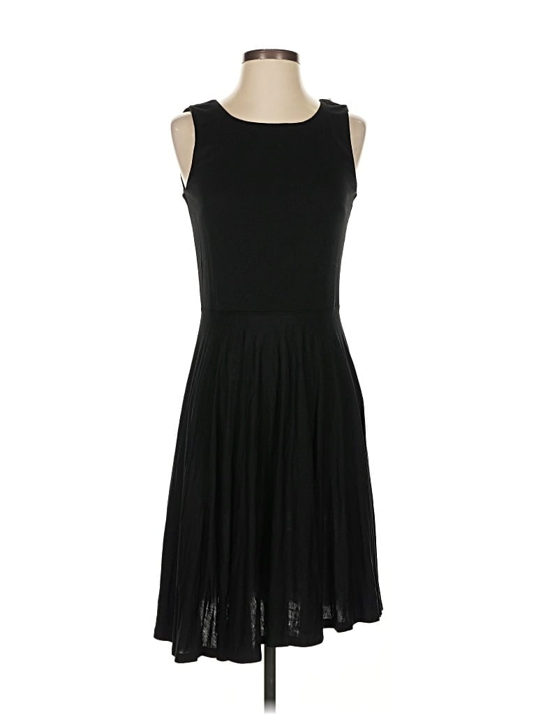 Pre-owned Ann Taylor Loft Cocktail Dress In Black