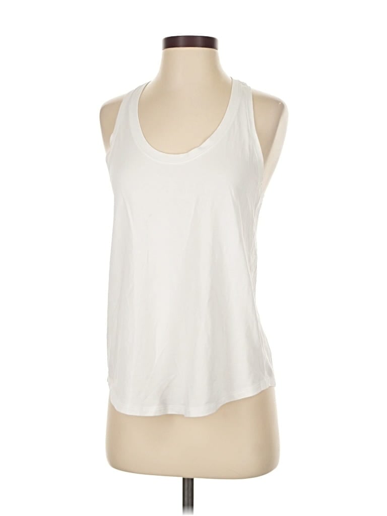 Pre-owned Lululemon Athletica Active Tank Top In White