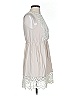 Hazel 100% Rayon Ivory Casual Dress Size S - photo 4